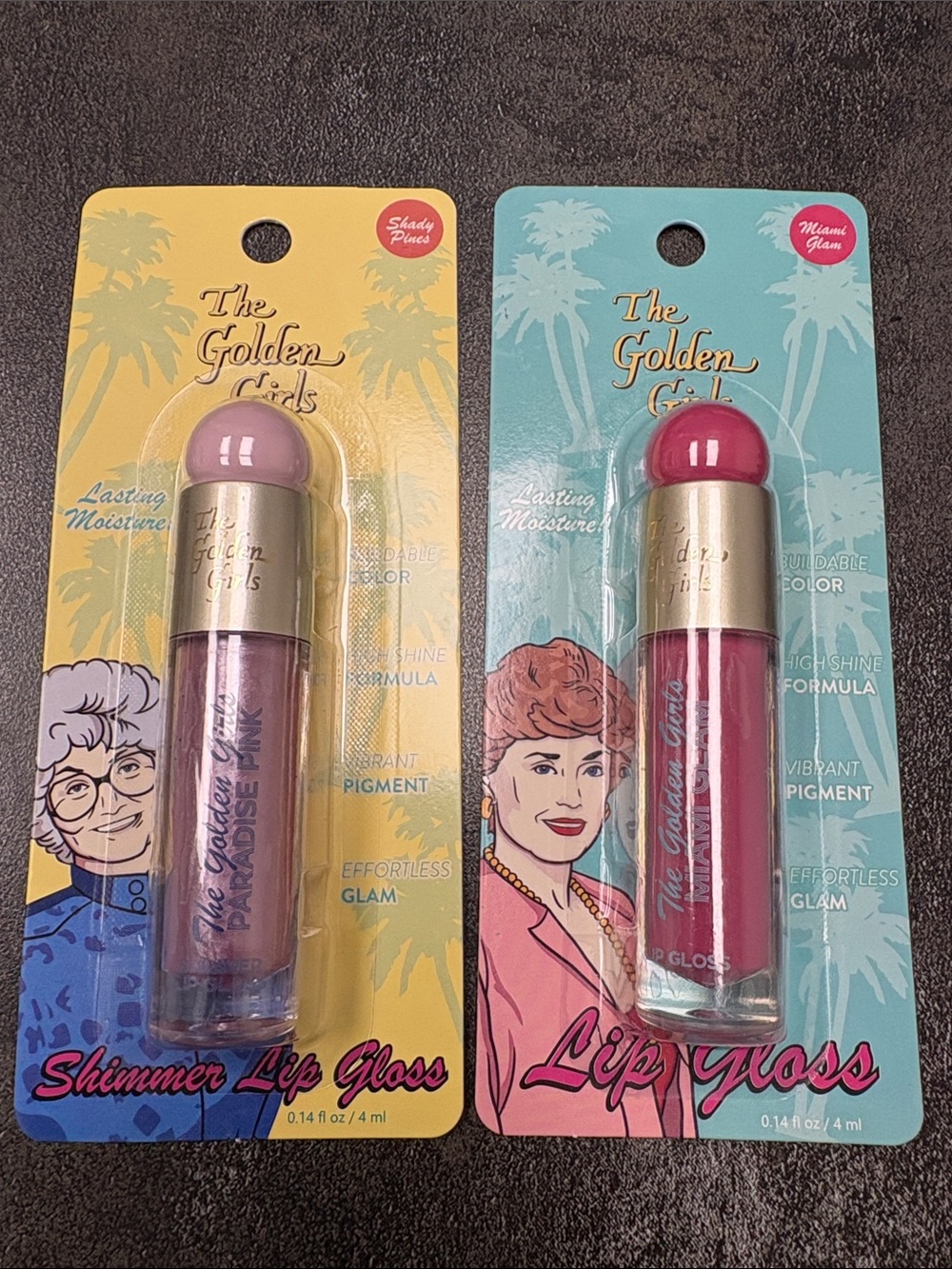 The Golden Girls Sophia and Blanche Set of 2 Lip Gloss